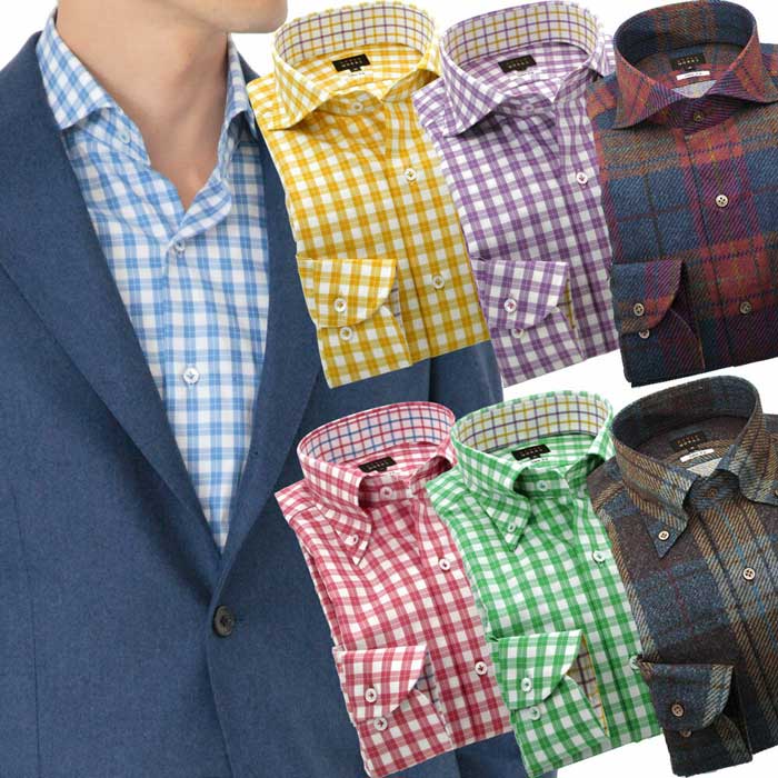 長袖 ワイシャツ スリムフィット STYLE WORKS【OUTLETS】