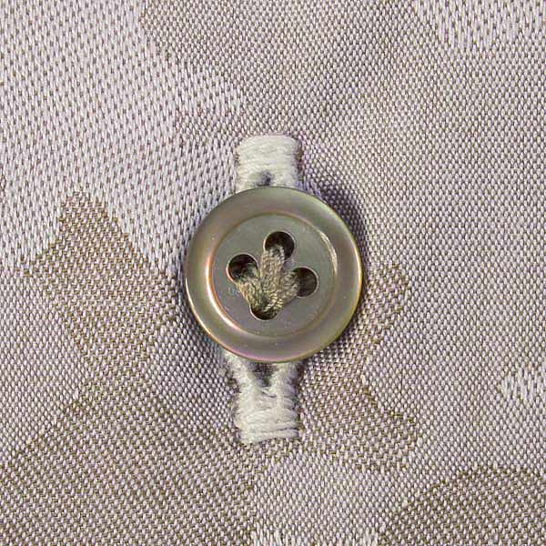 長袖ワイドカラー ブラウン ワイシャツ スリムフィット STYLE WORKS【OUTLETS】