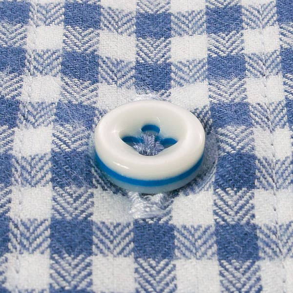 長袖ボタンダウン ネイビー ワイシャツ スリムフィット STYLE WORKS【OUTLETS】
