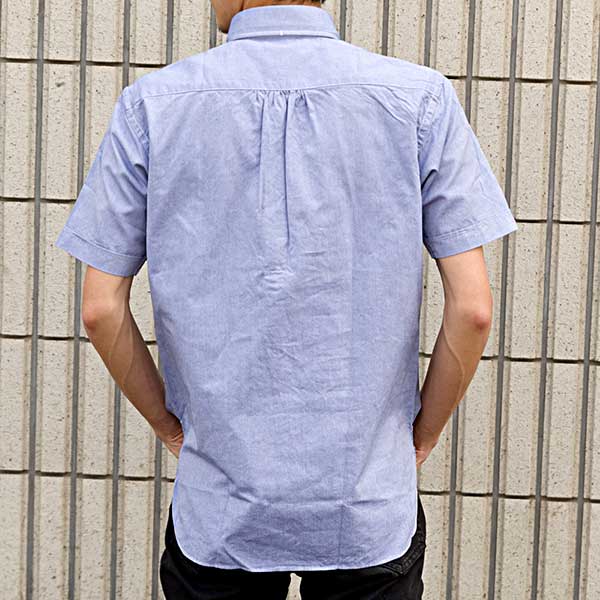 H.UNIT シャツ カジュアルシャツ 長袖 パッチワーク 3 L 紺 青 白
