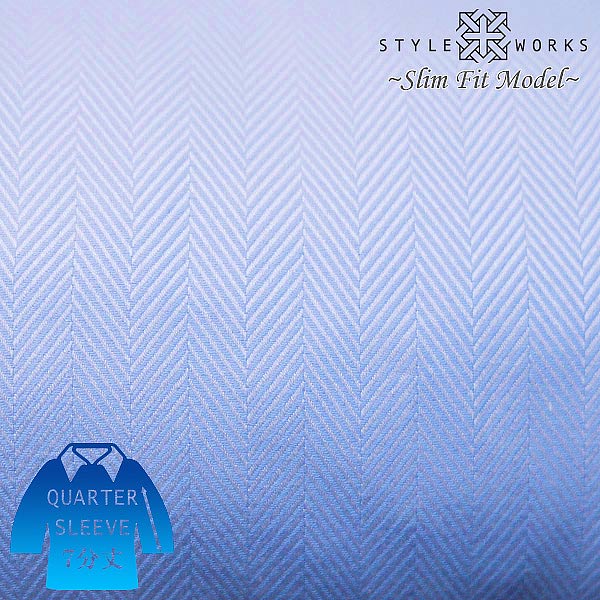 ボタンダウン ワイシャツ スリムフィット STYLE WORKS【OUTLETS】