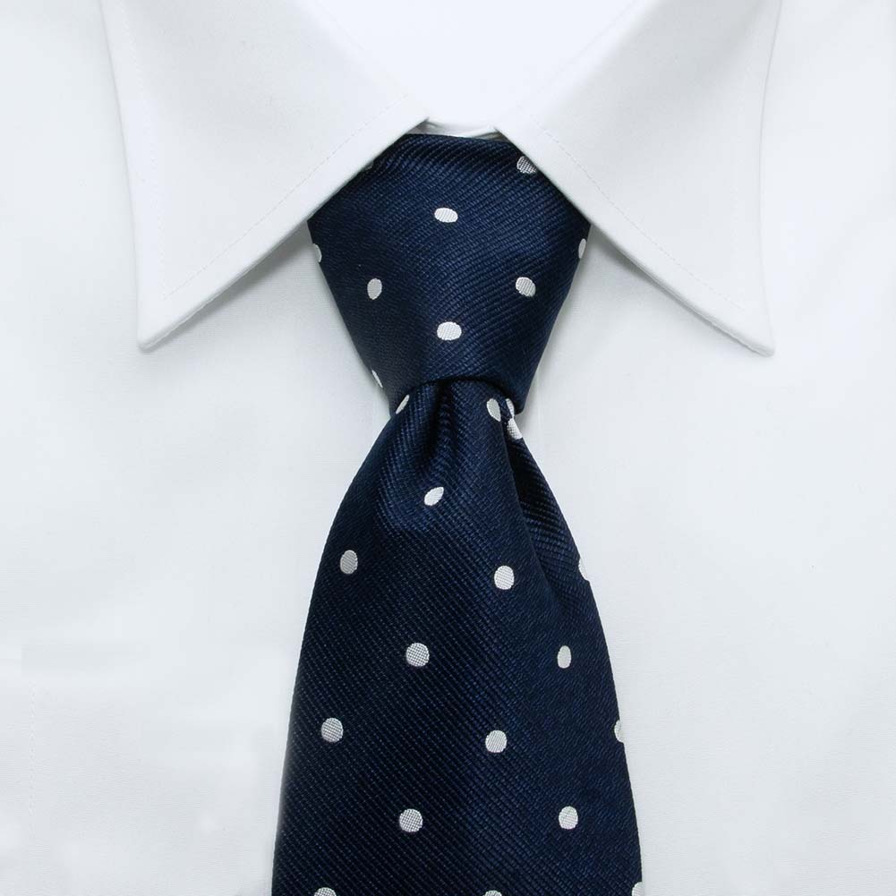 yanko様売約済 drakes ネイビーシルク ドット柄 ネクタイ DRAKE'S