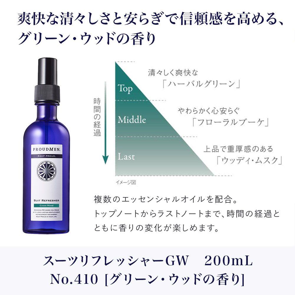 スーツリフレッシャー 200mL 衣類用消臭剤