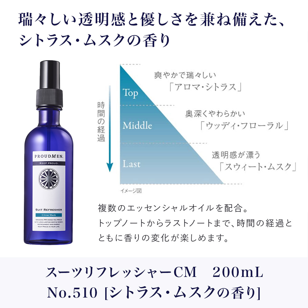 スーツリフレッシャー 200mL 衣類用消臭剤