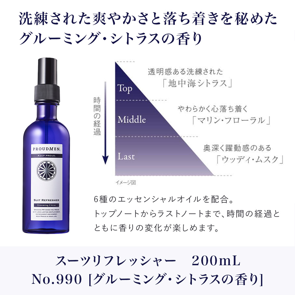 スーツリフレッシャー 200mL 衣類用消臭剤