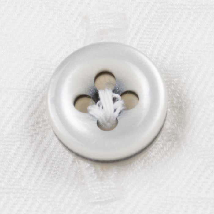 長袖ボタンダウン ホワイト ワイシャツ スリムフィット STYLE WORKS【OUTLETS】