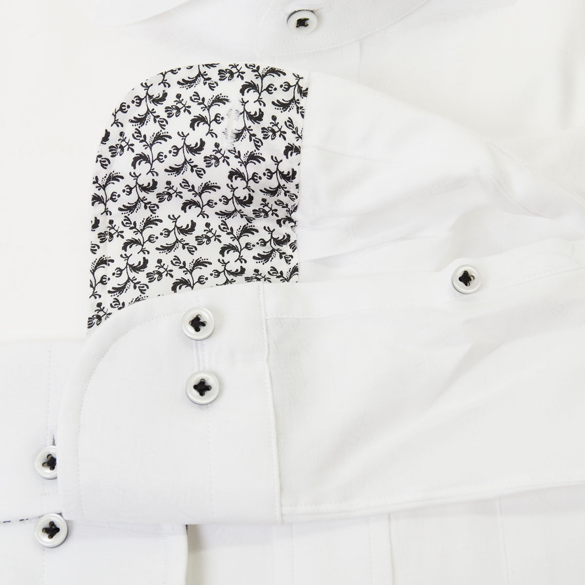 長袖カッタウェイ ホワイト ワイシャツ スリムフィット STYLE WORKS【OUTLETS】