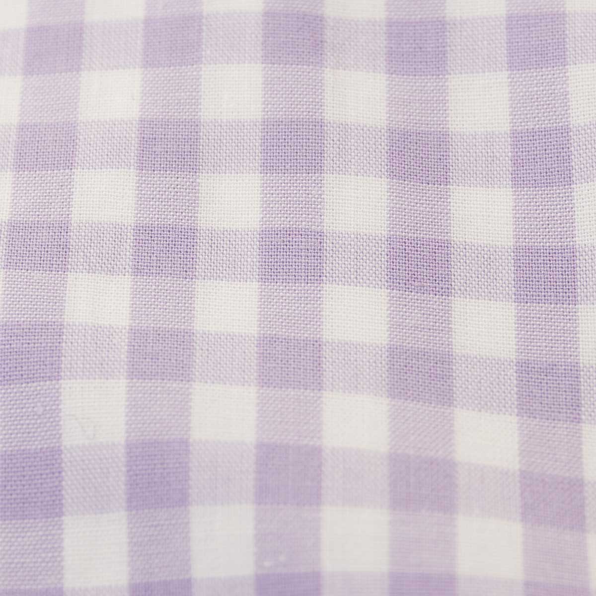 ワイシャツ ギンガムチェック パープル ブロード | STYLE WORKS