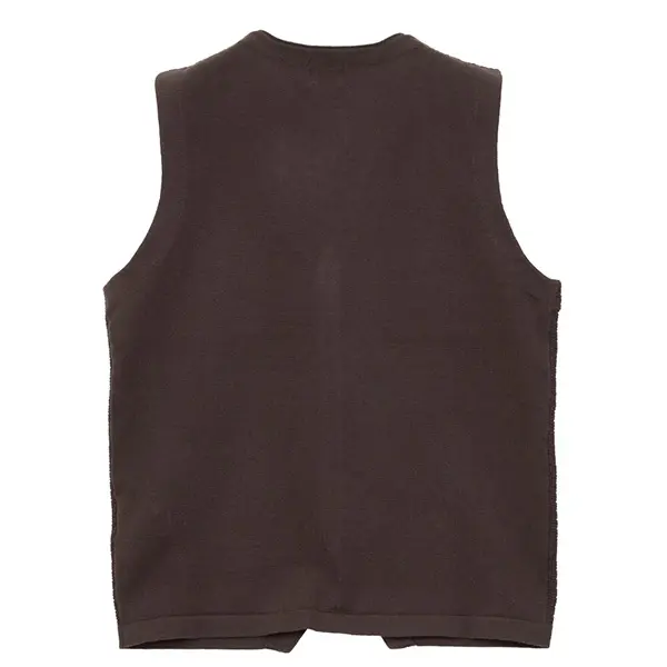 tyn.TGOR フリンジニットベスト ブラウン ジレ ニットベスト tyn.TGOR フリンジニットベスト ブラウン ジレ ニットベスト
