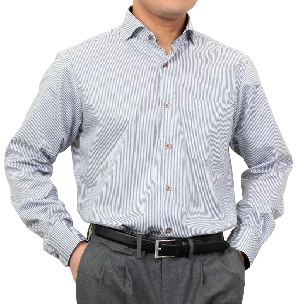 Yakutiaさん専用 40s 50sフットボールシャツ スペシャル ワイシャツ 無地 ネイビー SWAN・ブラウンレーベル｜SHIRT HOUSE