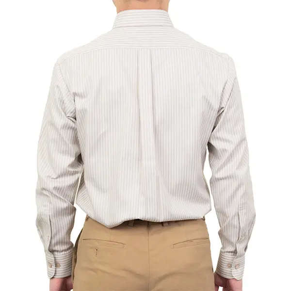 ワイシャツ ストライプ ブラウン SWAN・ブラウンレーベル｜SHIRT HOUSE