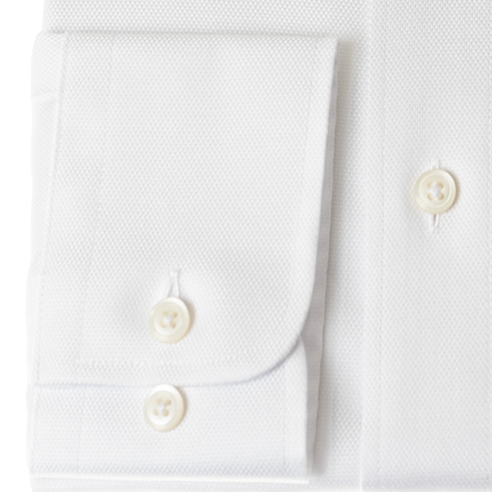 ワイシャツ スリムフィット ホワイト オックスフォード SHIRT HOUSE・ホワイトレーベル