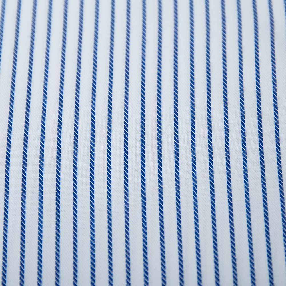 ワイシャツ デザイン ストライプ ブルー エバーフィール SHIRT HOUSE・ブルーレーベル