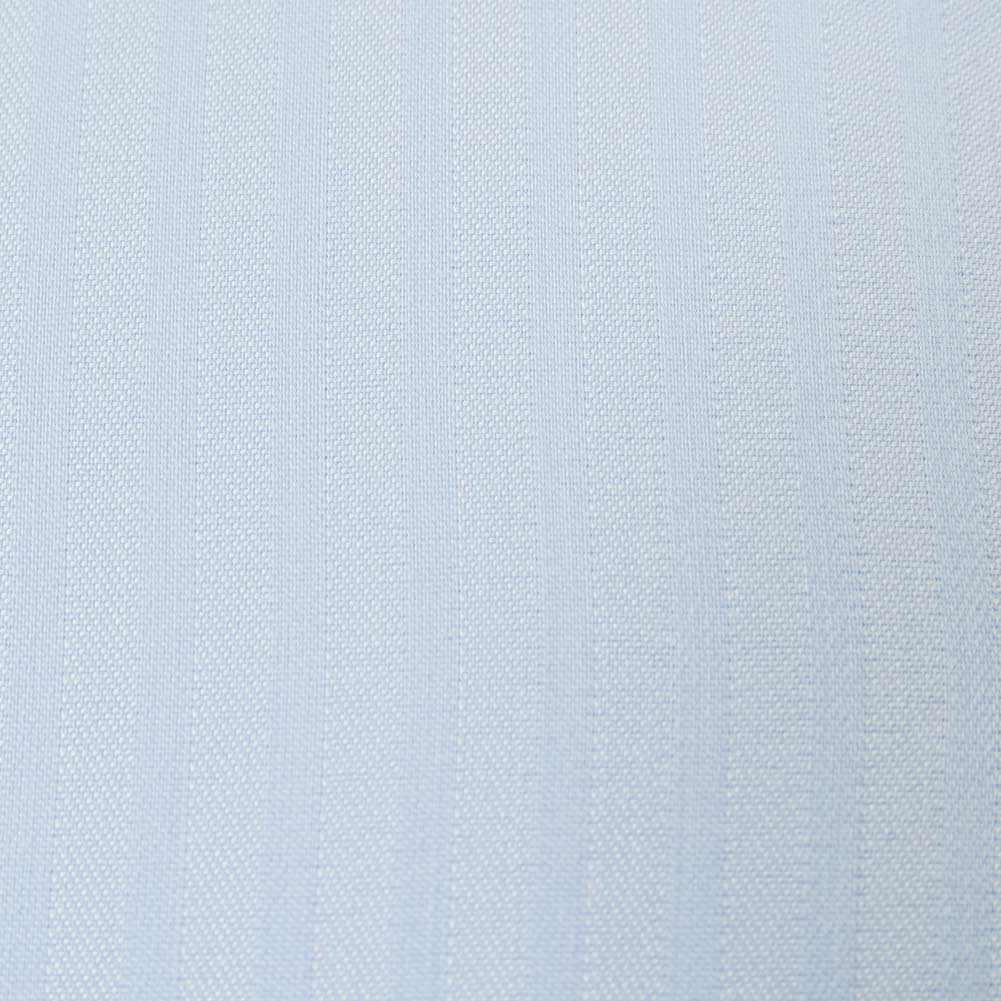 ワイシャツ スリムフィット ストライプ ブルー ドビー オーガニックコットンブレンド SHIRT HOUSE・ブルーレーベル