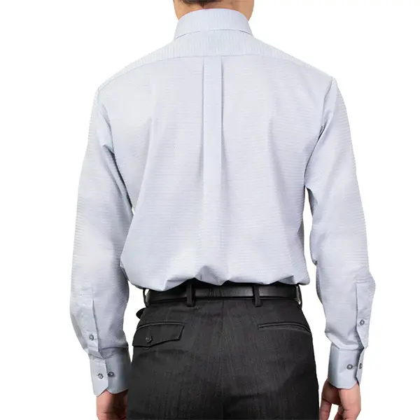 ワイシャツ 総柄 グレー ドビー SWAN・ブラックレーベル｜SHIRT
