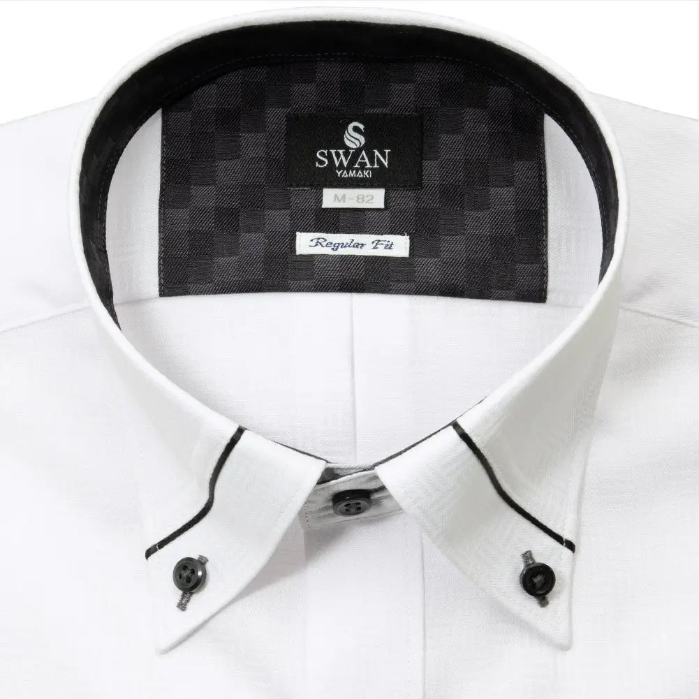 ワイシャツ ホワイト ドビー SWAN・ブラックレーベル｜SHIRT HOUSE
