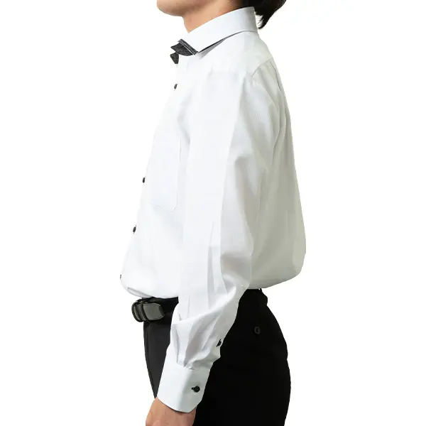 ワイシャツ チェック ホワイト ドビー SWAN・ブラックレーベル｜SHIRT
