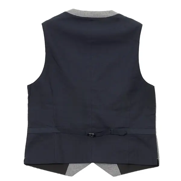 ジレ ベスト 紺 グレー ブラックレーベル パーティー ビジネス 成人式