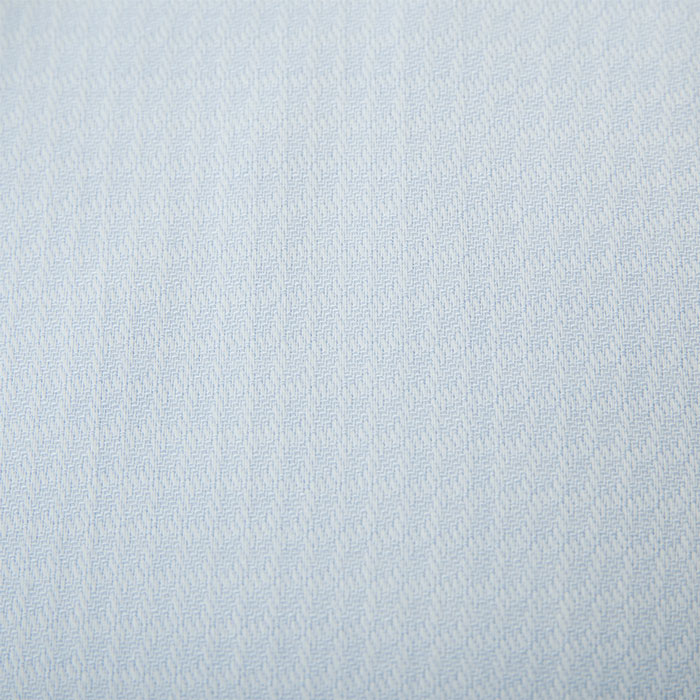 半袖ワイシャツ ブルー ドビー フラボノ SHIRT HOUSE・ホワイトレーベル