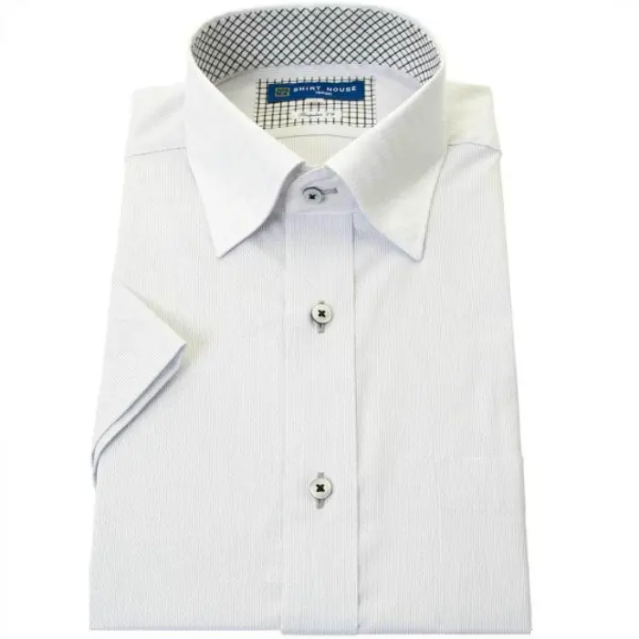 ワイシャツ 形態安定 半袖 グレードビー クレリック スナップダウン レギュラー フィット 消臭 吸水速乾 シャツハウス メンズ