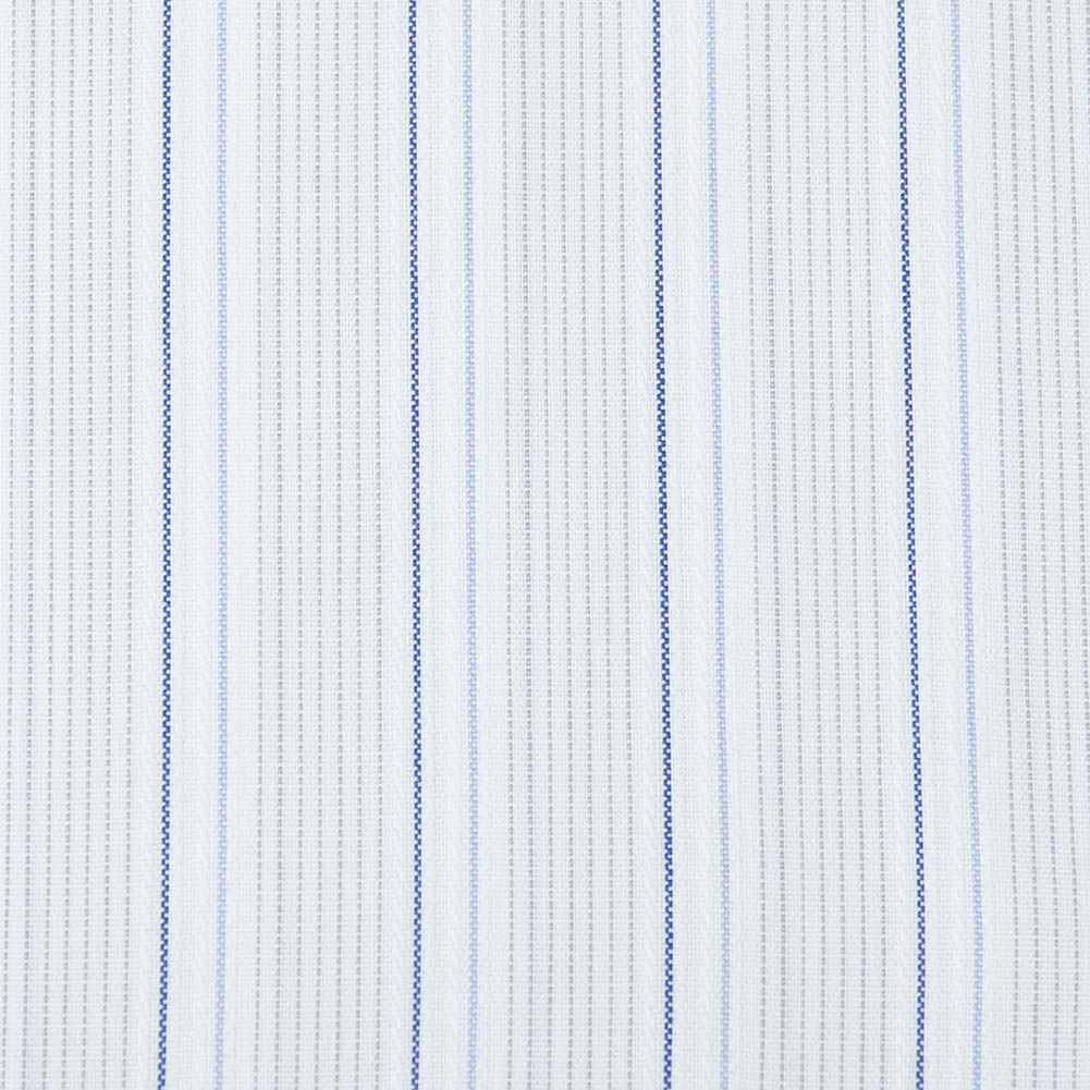 半袖ワイシャツ ストライプ グレー フラボノ 吸水速乾 エバーフィール SHIRT HOUSE・ブルーレーベル