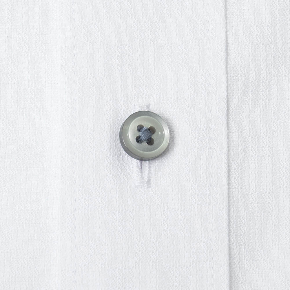 半袖ワイシャツ スリムフィット ホワイト ドビー 吸水速乾 フラボノ エバーフィール SHIRT HOUSE・ブルーレーベル