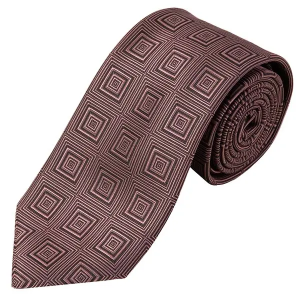 ネクタイ シルク100％ 8センチ ピンク 総柄 プレゼント 就活