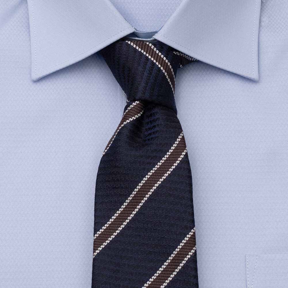 ネクタイ シルク100％ 8センチ チェック ネイビー 紺 プレゼント