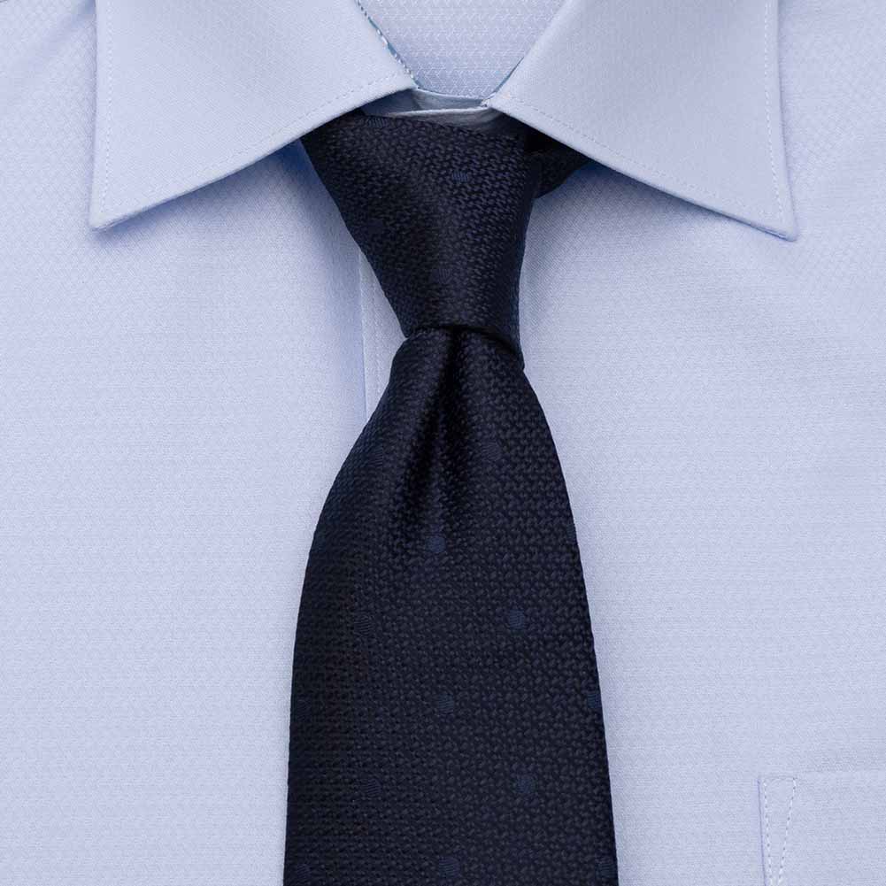 ネクタイ シルク100％ 8センチ 格子柄 ネイビー 紺 プレゼント