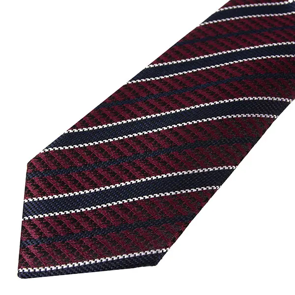 ネクタイ シルク100％ 7センチ エンジ 赤 プレゼント 成人式