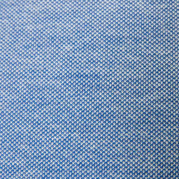 ニットシャツ(裄詰不可) ブルー ニット アルティマ 吸水速乾 SHIRT HOUSE・グリーンレーベル