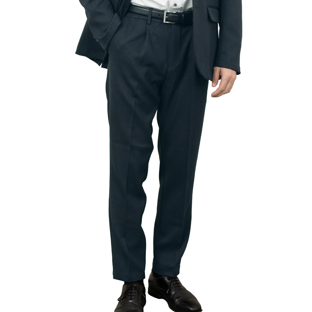 ジャケット メンズ ネイビー 家庭洗濯可能 ストレッチ イージーケア