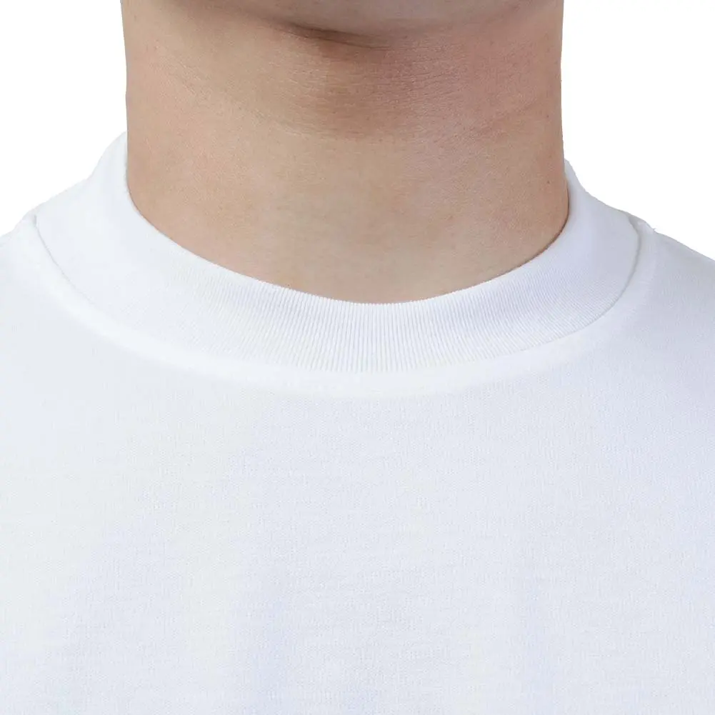 Tシャツ カットソー ホワイト 白 長袖 カジュアル オフィスカジュアル ビジカジ（ラッピング不可）
