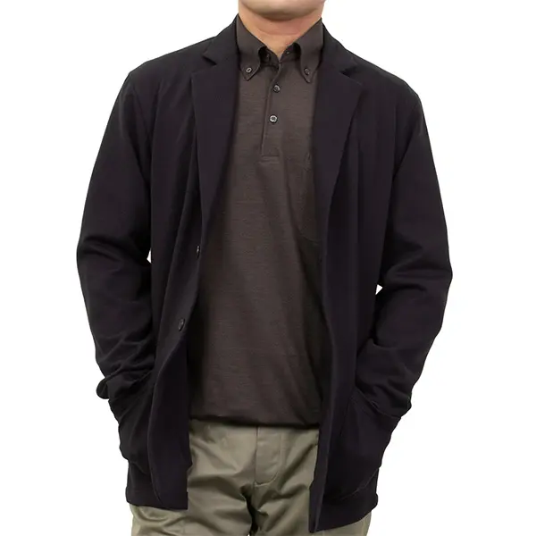 シャツハウス SWAN ポロシャツ ビズポロ ブラウン 茶色 長袖