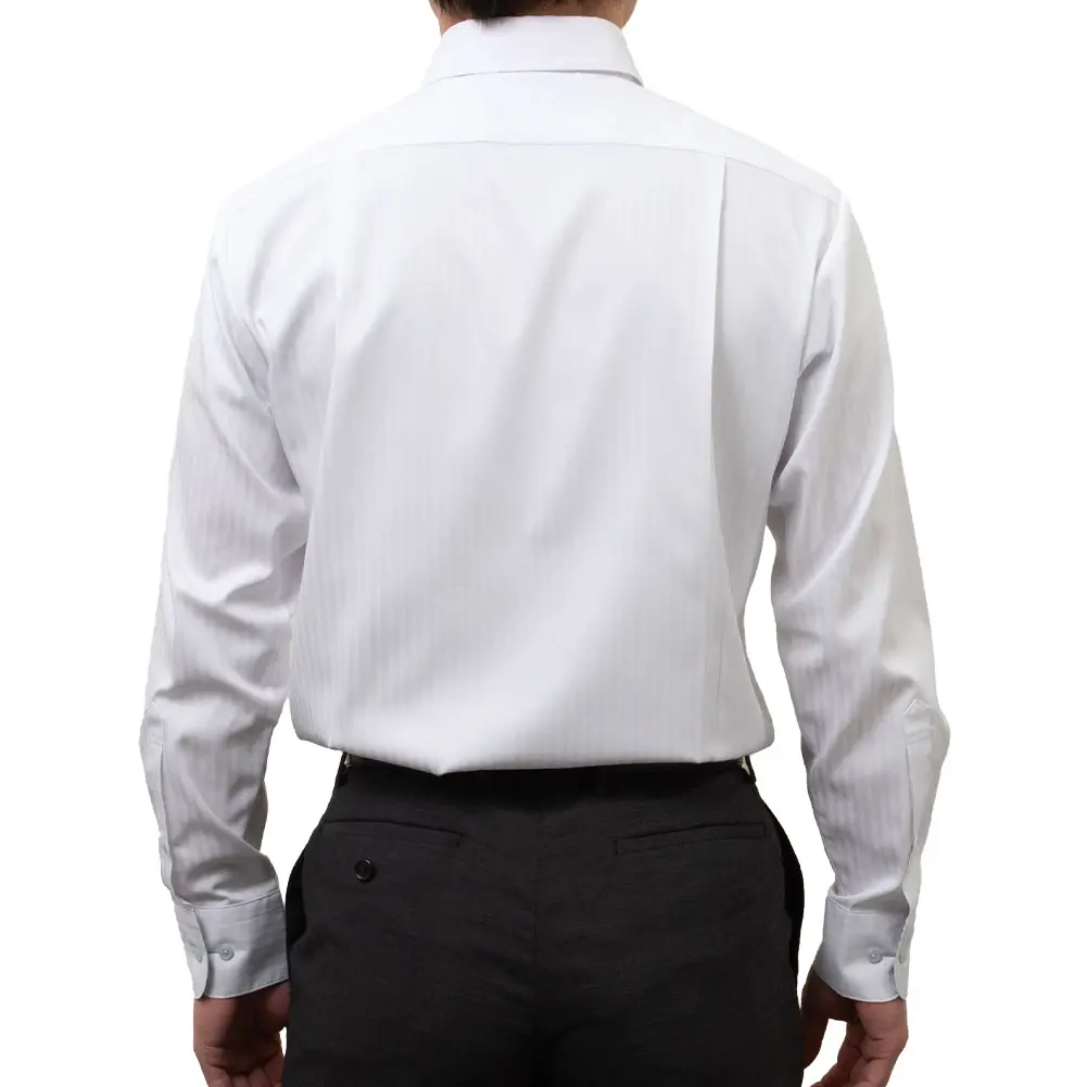 ワイシャツ ホワイト ドビー エバーフィール SWAN・ブルーレーベル