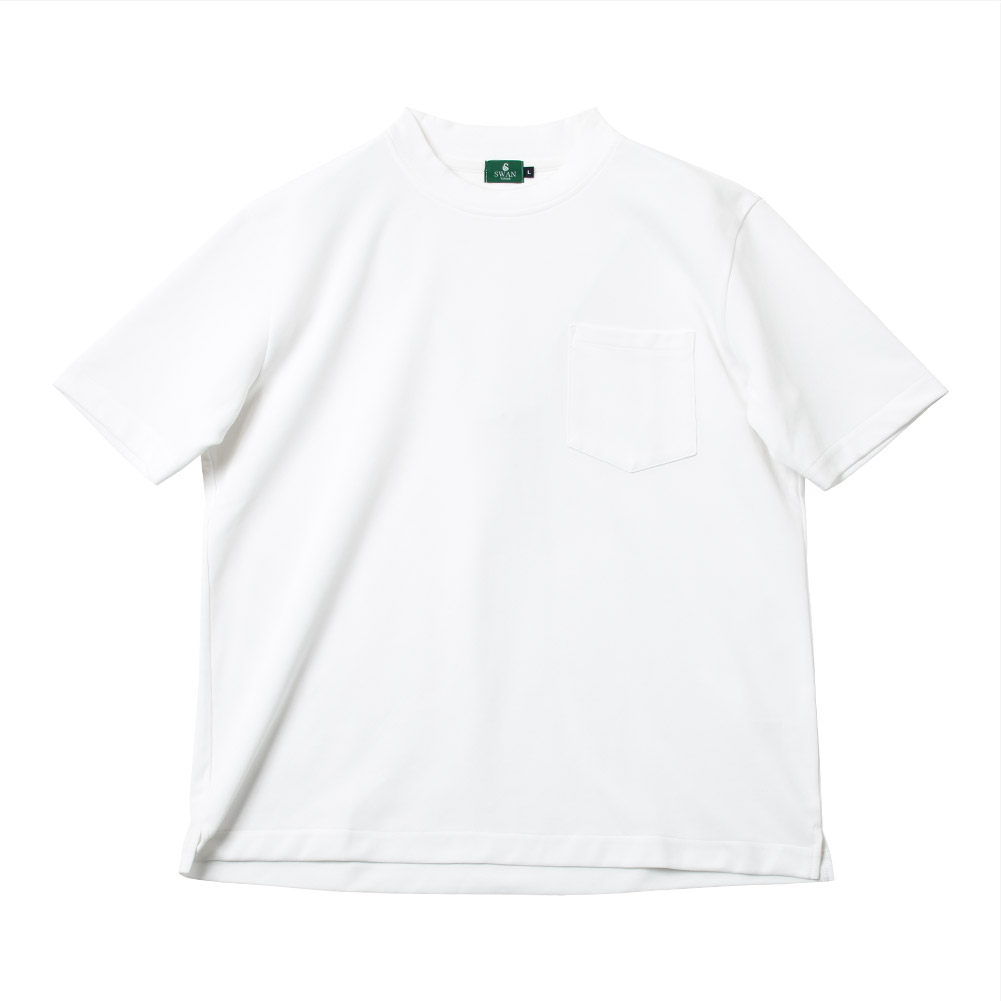 シャツハウス ビジネスTシャツ ビジカジ ジャケットコーデ 白 ホワイト イージーケア（ラッピング不可）