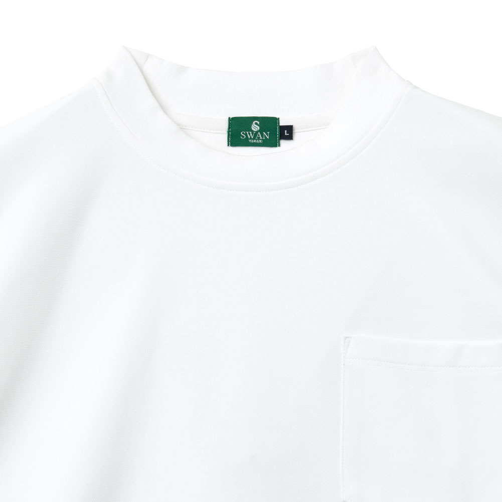 シャツハウス ビジネスTシャツ ビジカジ ジャケットコーデ 白 ホワイト イージーケア（ラッピング不可）