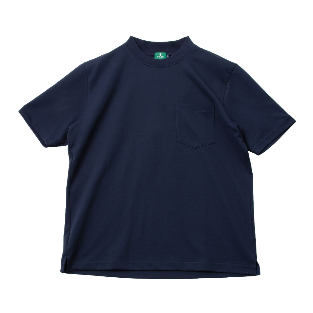 シャツハウス ビジネスTシャツ ビジカジ ジャケットコーデ ネイビー 紺　イージーケア  （ラッピング不可）
