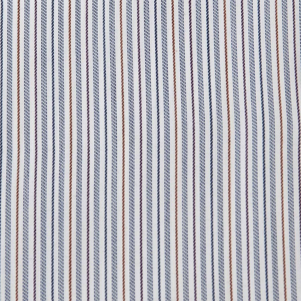 ワイシャツ ストライプ ネイビー マルチカラー ドビー a.v.v HOMME