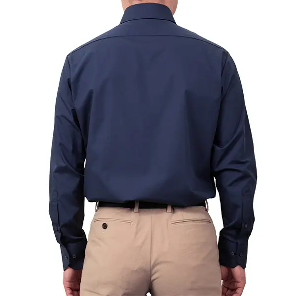 ワイシャツ 無地 ネイビー ドビー a.v.v HOMME｜SHIRT STATION（シャツ