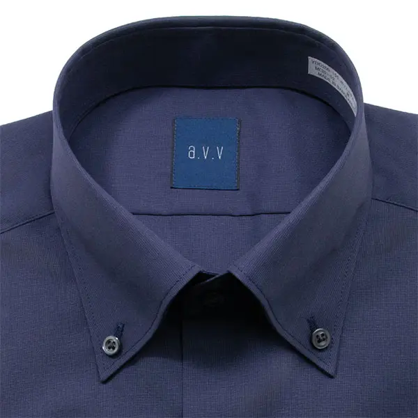 ワイシャツ 無地 ネイビー ドビー a.v.v HOMME｜SHIRT STATION（シャツ