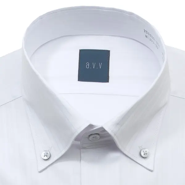ワイシャツ ストライプ ホワイト ドビー a.v.v HOMME｜SHIRT STATION