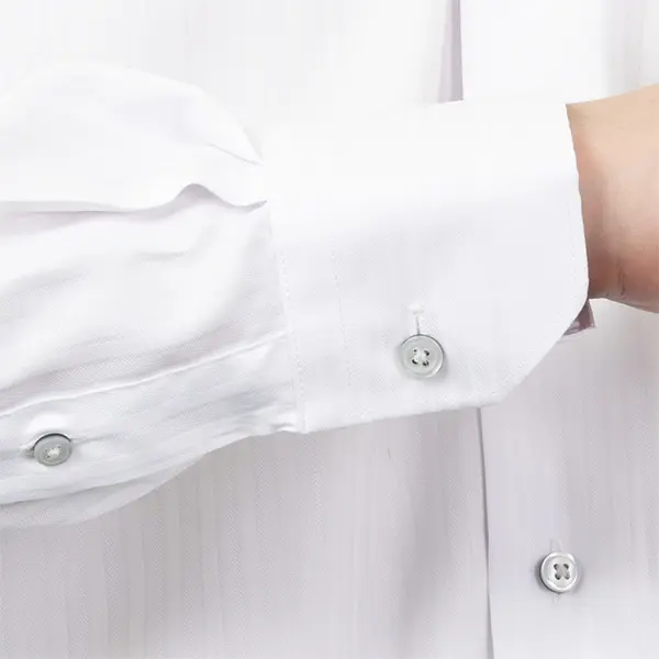 ワイシャツ ストライプ ホワイト ドビー a.v.v HOMME｜SHIRT STATION