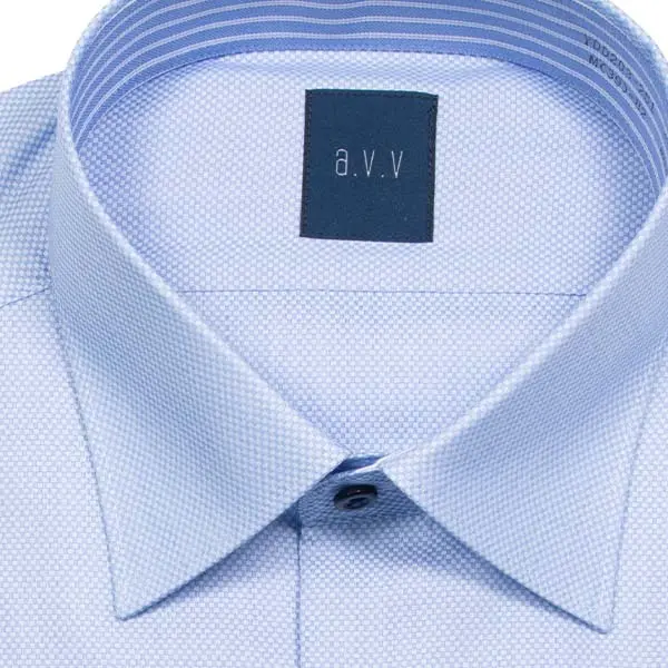 ワイシャツ チェック ブルー a.v.v HOMME｜SHIRT STATION（シャツ
