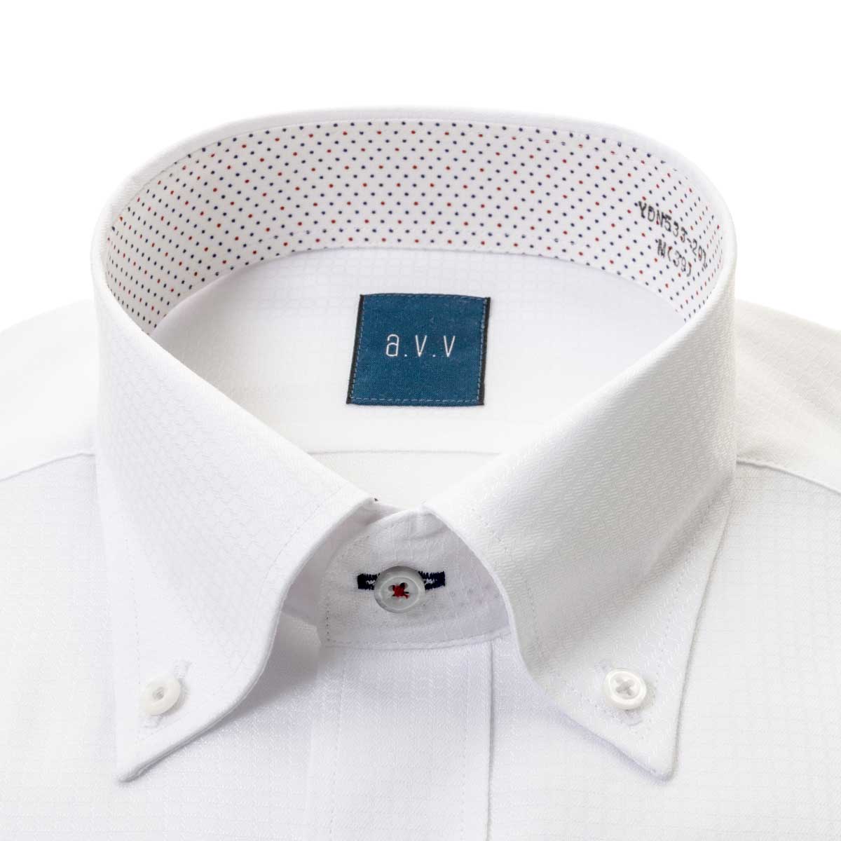 A V V Homme 半袖 ボタンダウン ホワイト ワイシャツ 公式 ヤマキ オンラインショップ ワイシャツの山喜