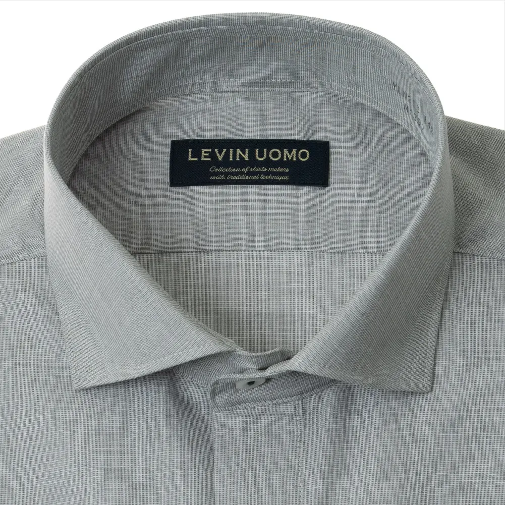 半袖ワイシャツ グリーン 吸水速乾 Levin UOMO