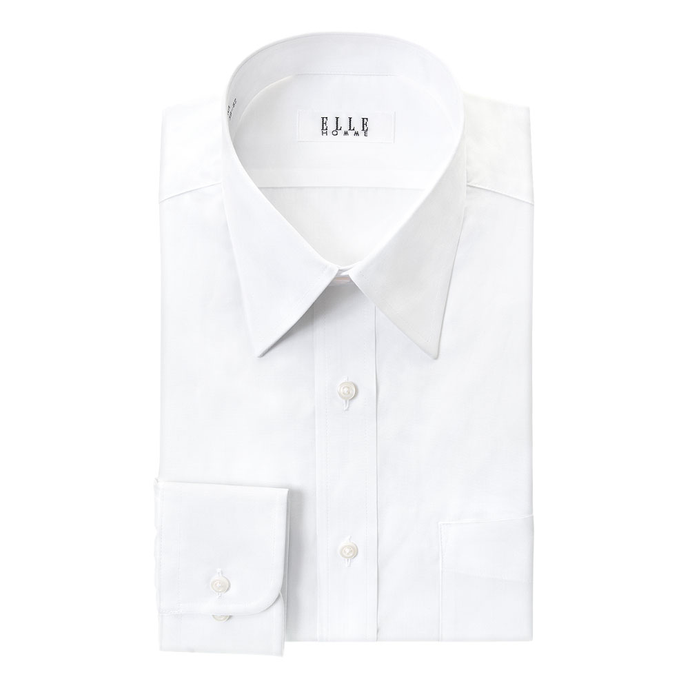 ワイシャツ 無地 グレー ELLE HOMME｜CHOYA SHIRT（チョーヤシャツ