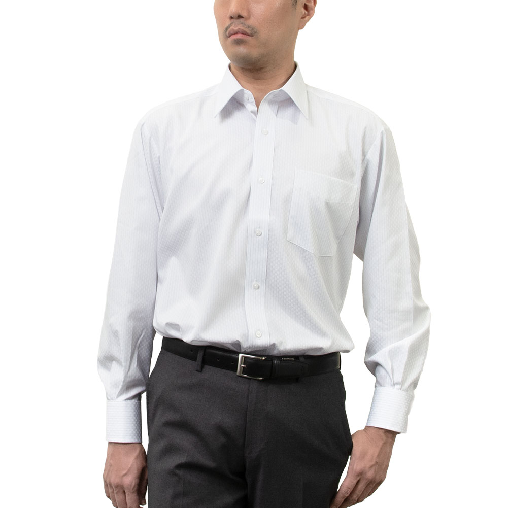 ワイシャツ ストライプ ブルー LANVIN| CHOYA SHIRT（チョーヤシャツ