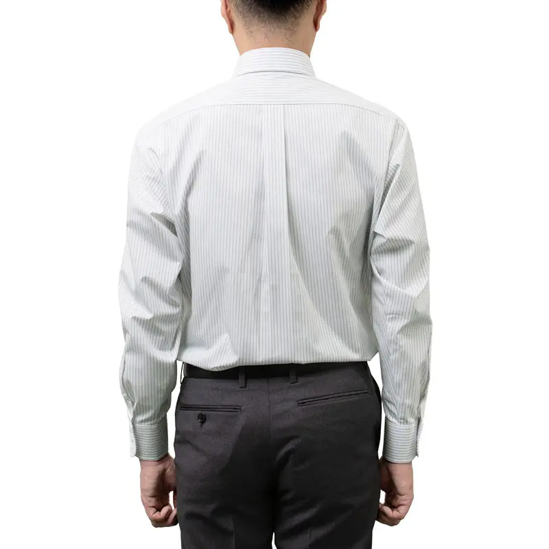 ワイシャツ ストライプ グレー ストライプ ELLE HOMME｜CHOYA SHIRT