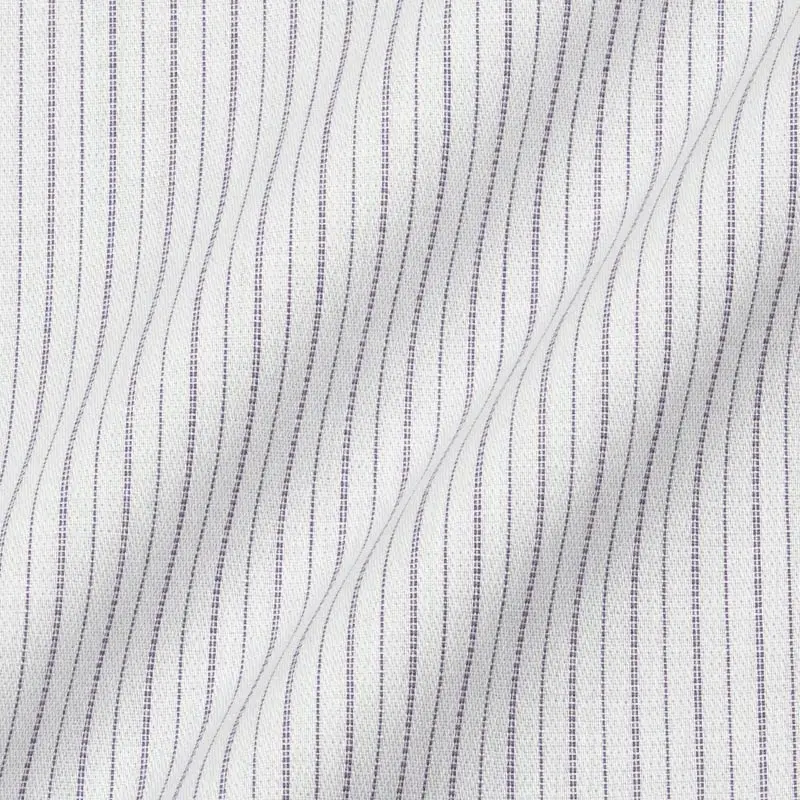 ワイシャツ ストライプ パープル ブロード ELLE HOMME｜CHOYA SHIRT